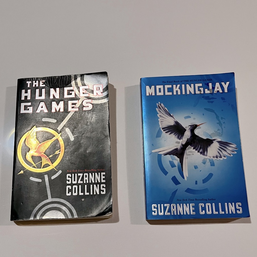 The Hunger Games and Mockingjay by Suzanne Collins Paperback Used